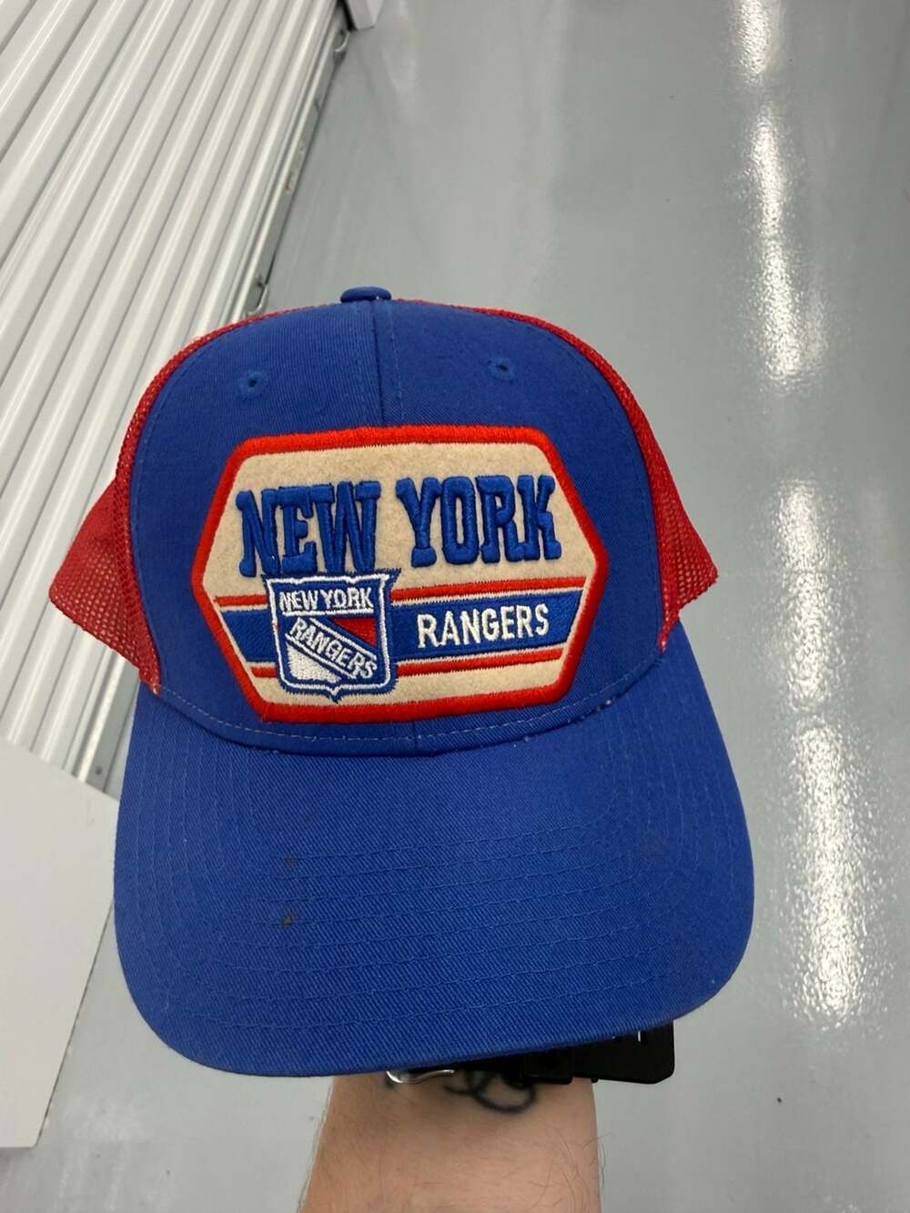 New York Rangers Hockey CCM Hat Embroidered Logo Snapback Adjustable NHL Cap